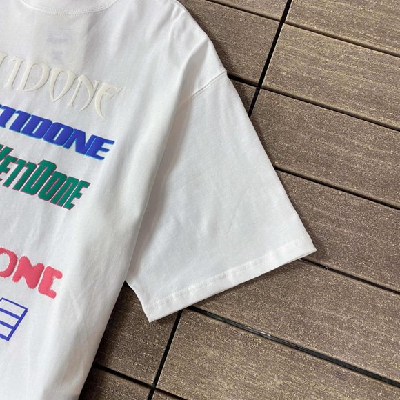 We11 Done Colorful Large Letter Logo Print T Shirt in White - Picture 5 of 11